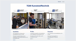 Desktop Screenshot of kunststoff.ac.at